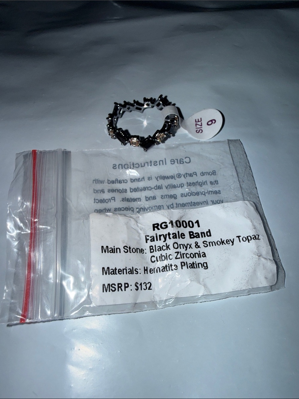 Bomb Party OG Ring  “Fairytale Band” Size 9 Brand New!